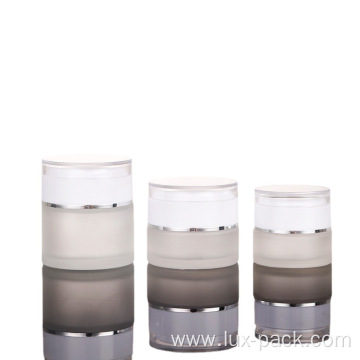 150ML Cream Jar Round Glass Luxury Face Cosmetic